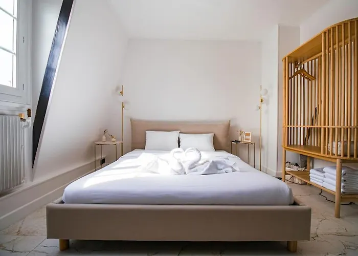 Typical Parisian In Le Marais Paris