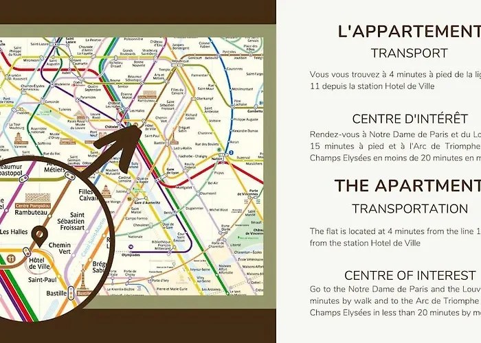 Typical Parisian In Le Marais Apartment Paris